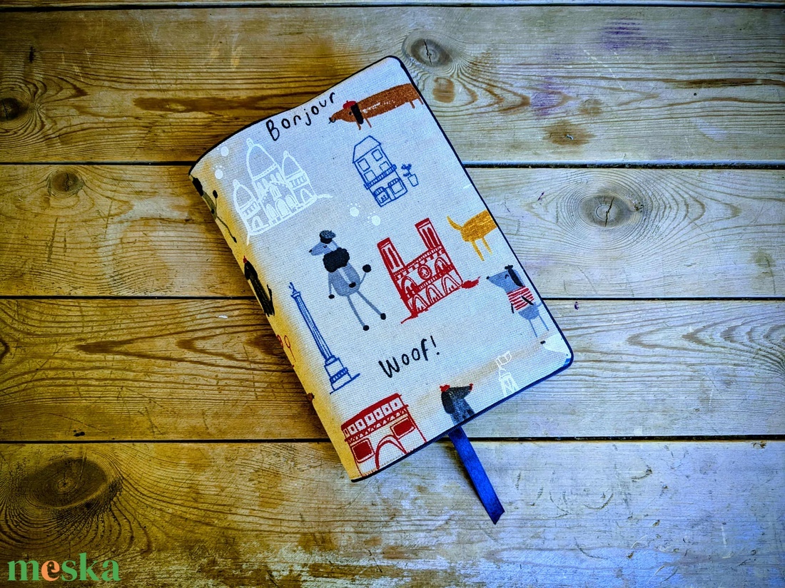 Könyvkabát - Párizs, bonjour - könyv & zene - könyvtok - Meska.hu