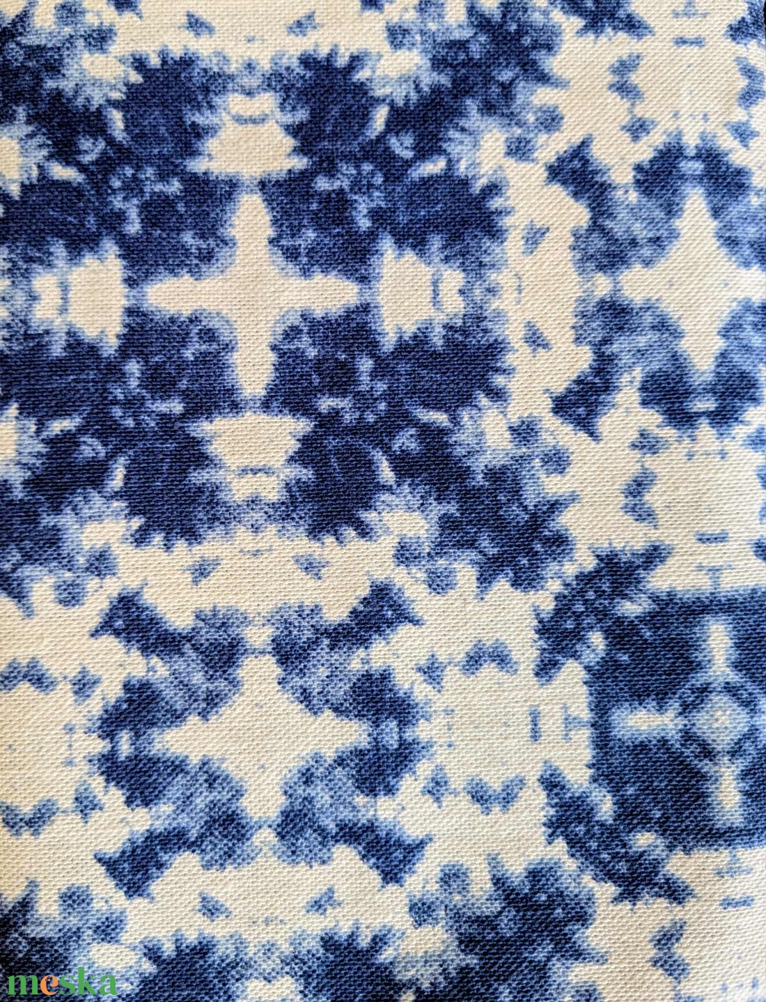 Könyvkabát - Batik (Shibori) mintás - otthon & életmód - papír, írószer - könyv- és füzetborító - Meska.hu