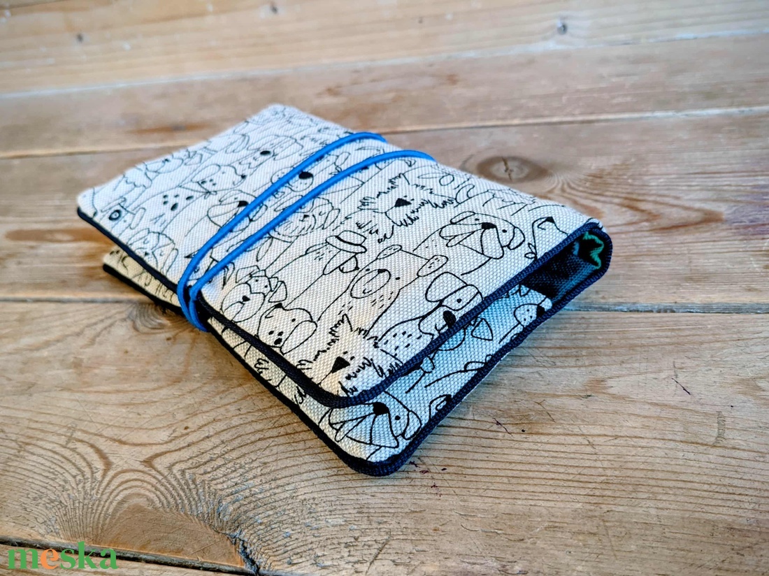 Dohánytasak - kutya-vonalas - táska & tok - pénztárca & más tok - dohánytasak & szütyő - Meska.hu