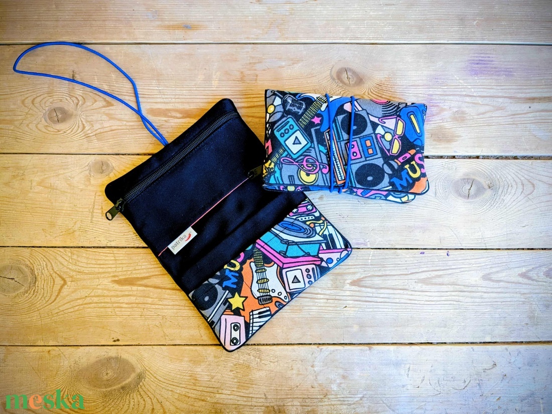 Dohánytasak - rock mintás - táska & tok - pénztárca & más tok - dohánytasak & szütyő - Meska.hu