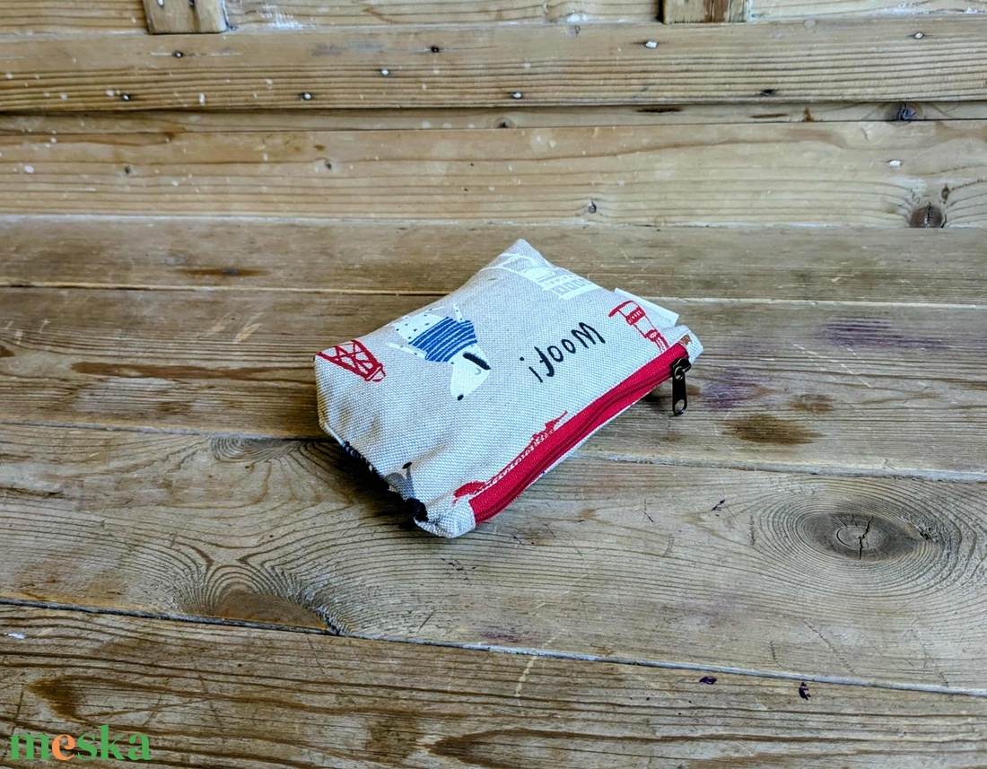 Párizsi kutyák neszesszer (kicsi) Paris, Bonjour, Woof - táska & tok - neszesszer - Meska.hu