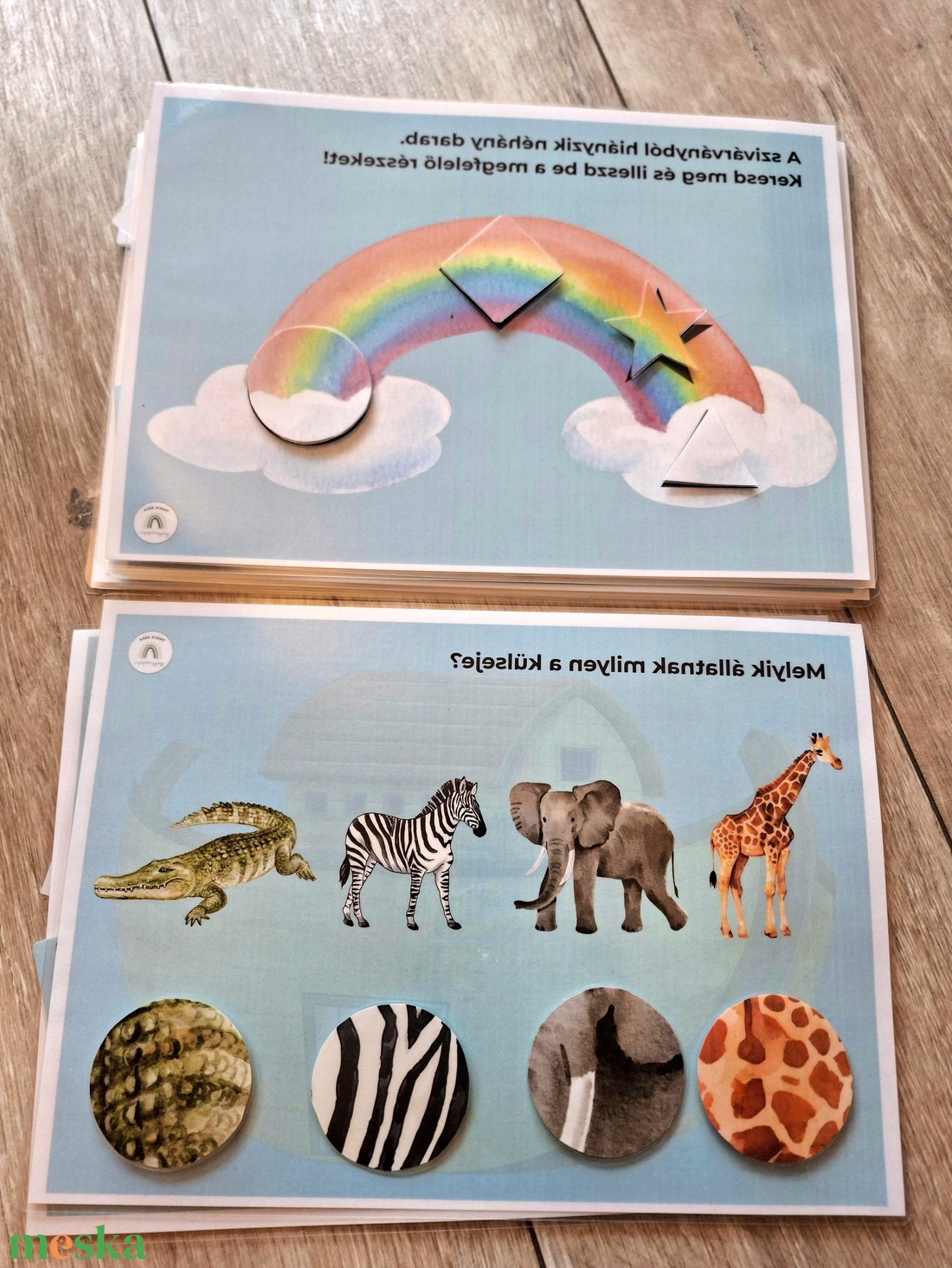 Noé bárkája játékcsomag - játék & sport - táblajáték és kártyajáték - kártya - Meska.hu