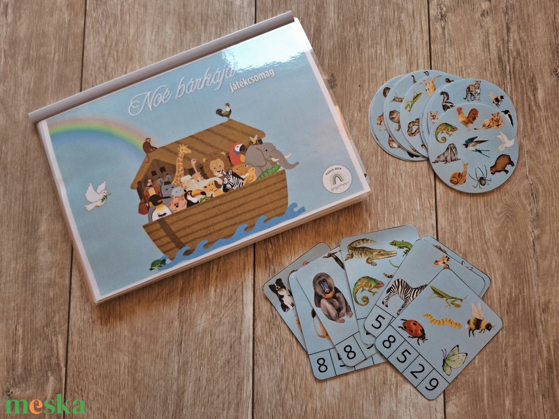Noé bárkája játékcsomag - játék & sport - táblajáték és kártyajáték - kártya - Meska.hu