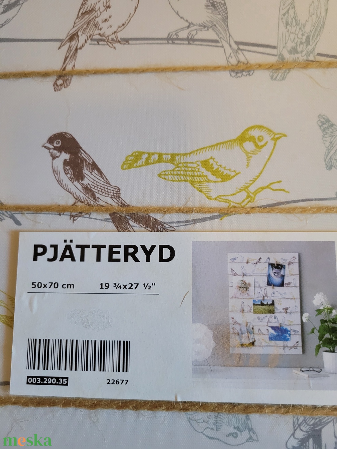 Ikea/Ikeás madaras falitábla - otthon & életmód - dekoráció - dísztárgy - Meska.hu
