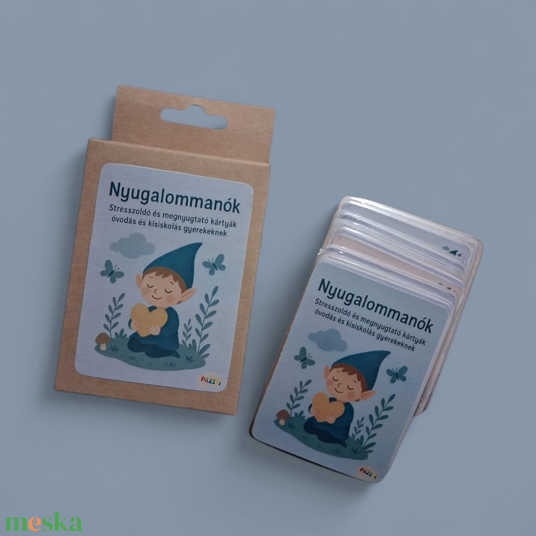 Nyugalommanók   Érzelmi fejlesztő, stresszoldó kártyák gyerekeknek - játék & sport - készségfejlesztő és logikai játék - oktató játékok - Meska.hu
