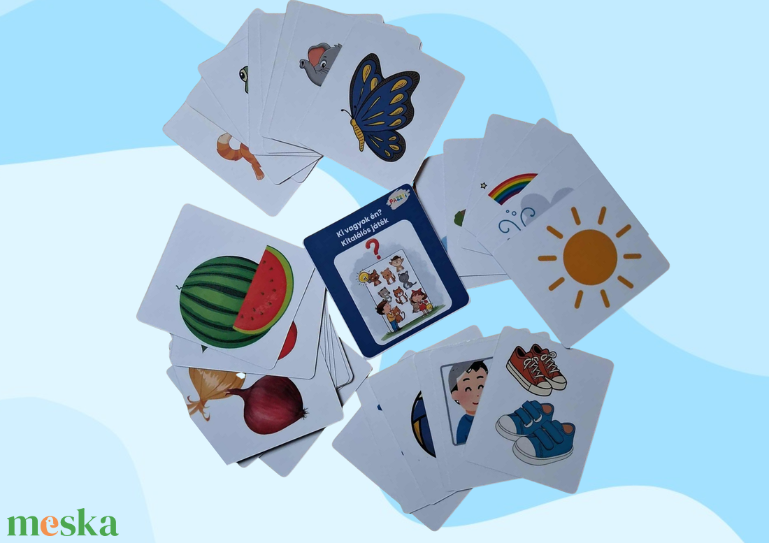 Ki vagyok én? Kitalálós fejlesztő játék 3-7 éveseknek - játék & sport - készségfejlesztő és logikai játék - oktató játékok - Meska.hu