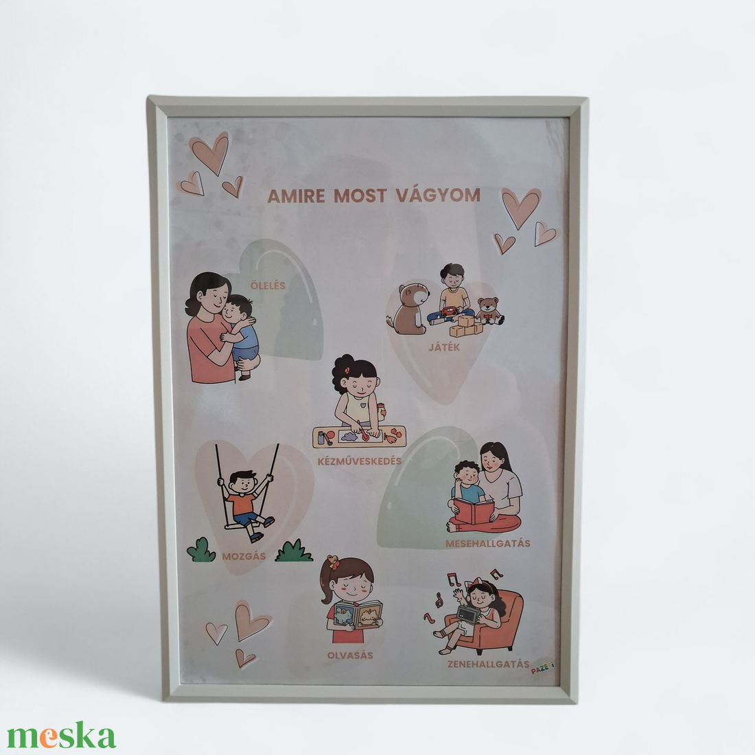 Mire vágyom most? Érzelmi fejlesztő eszköz ovisoknak és kisiskolásoknak - játék & sport - készségfejlesztő és logikai játék - oktató játékok - Meska.hu