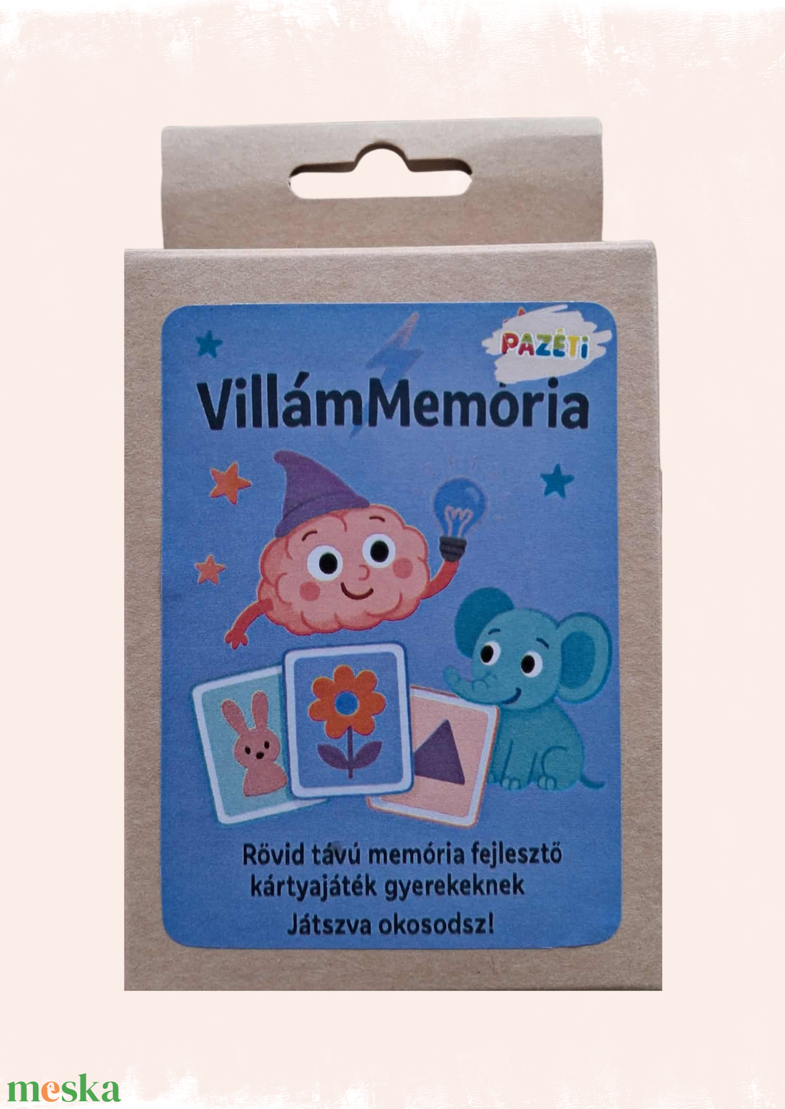 Villámmemória - Figyelmet és emlékezetet fejlesztő kártyajáték ovisoknak - játék & sport - készségfejlesztő és logikai játék - memória játékok - Meska.hu
