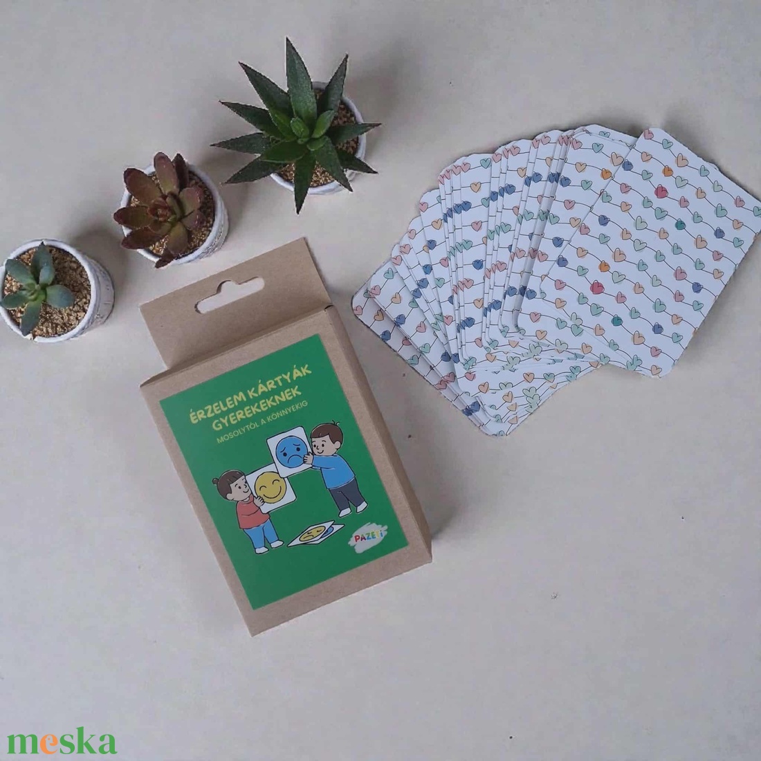 Érzelem kártyák gyerekeknek- � Fejlesztő kártyajáték az érzelmi intelligencia növelésére - játék & sport - készségfejlesztő és logikai játék - oktató játékok - Meska.hu