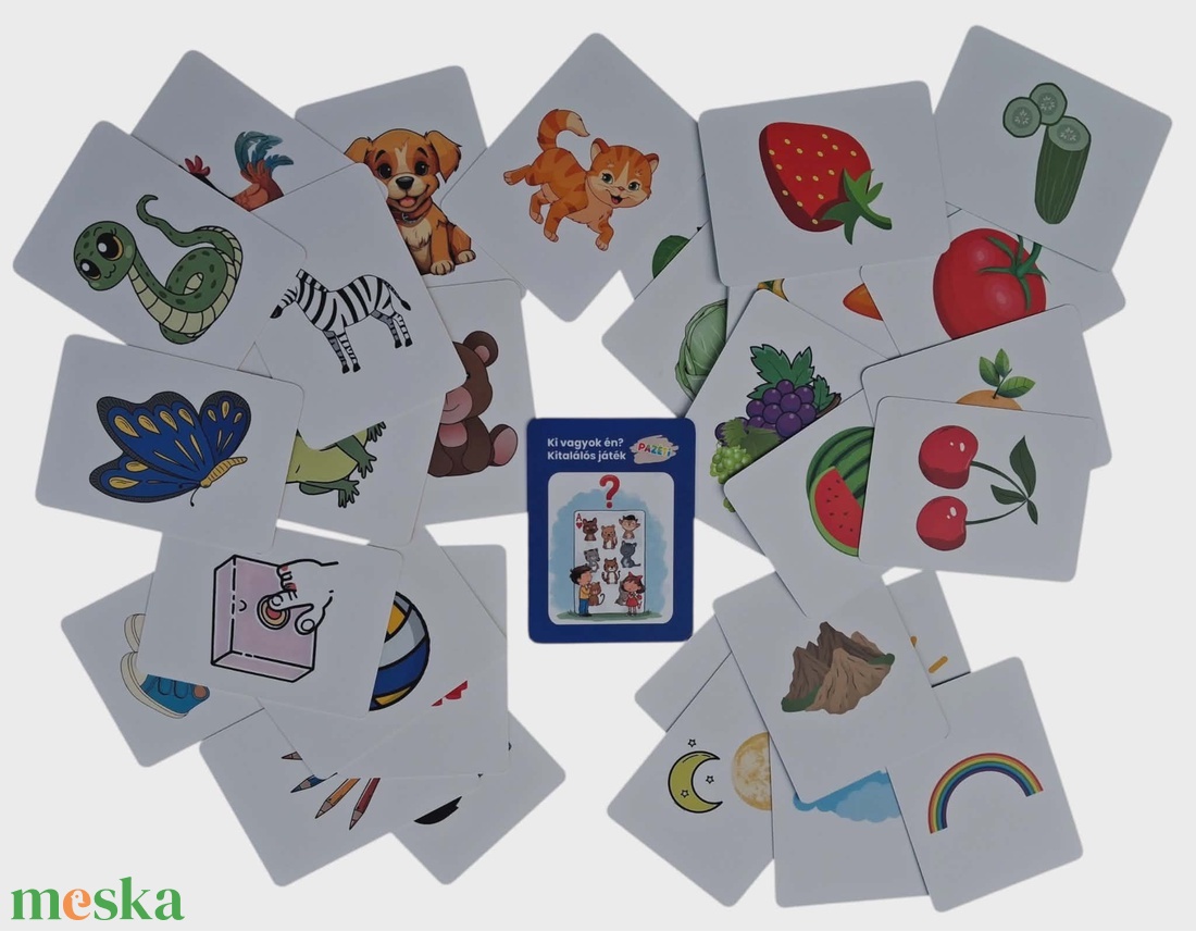 Ki vagyok én? Kitalálós fejlesztő játék 3-7 éveseknek - játék & sport - készségfejlesztő és logikai játék - oktató játékok - Meska.hu