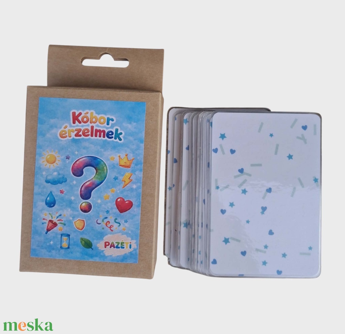 Érzelemi fejlesztő kártyajáték gyerekeknek - Kóbor érzelmek  - játék & sport - készségfejlesztő és logikai játék - oktató játékok - Meska.hu