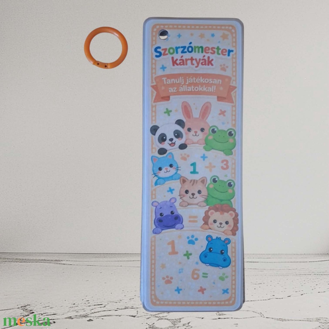 Szorzótábla gyakorlásához - Szorzómester kártyák - játék & sport - készségfejlesztő és logikai játék - oktató játékok - Meska.hu