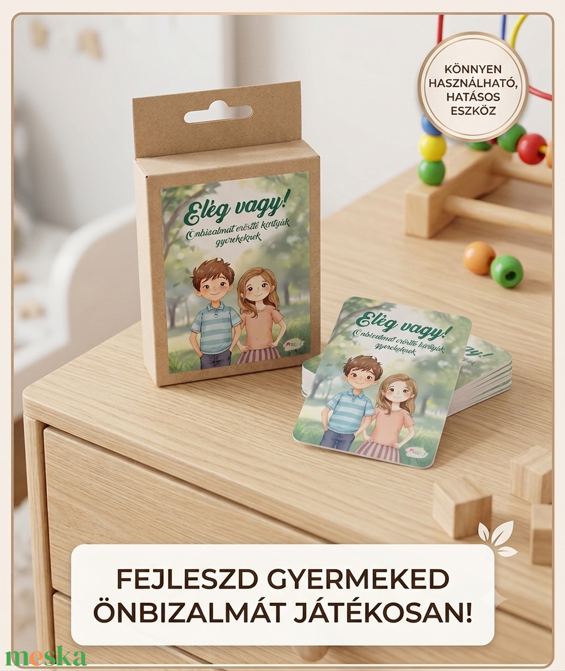 Önbizalmat erősítő, érzelmi fejlesztő kártyák gyerekeknek- Elég vagy! - játék & sport - készségfejlesztő és logikai játék - oktató játékok - Meska.hu