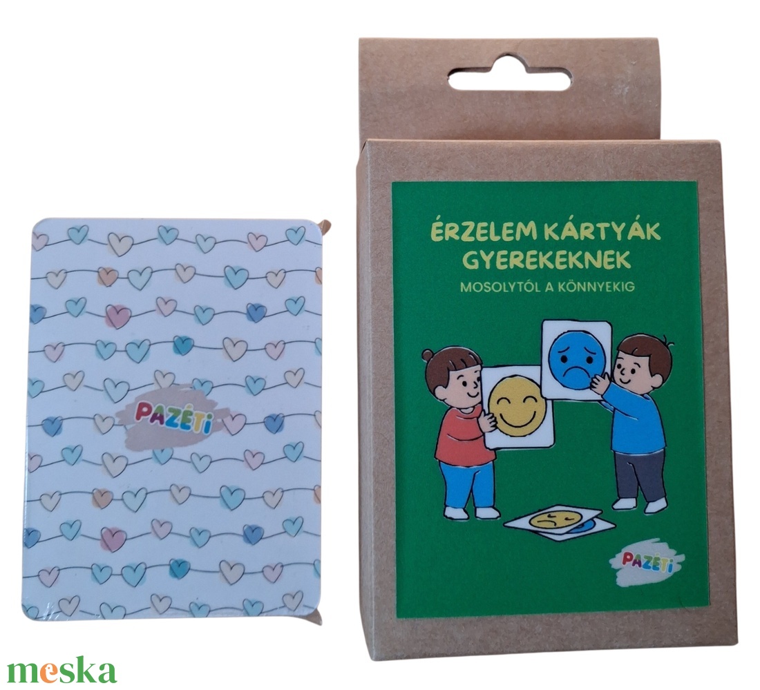 Érzelem kártyák gyerekeknek- � Fejlesztő kártyajáték az érzelmi intelligencia növelésére - játék & sport - készségfejlesztő és logikai játék - oktató játékok - Meska.hu