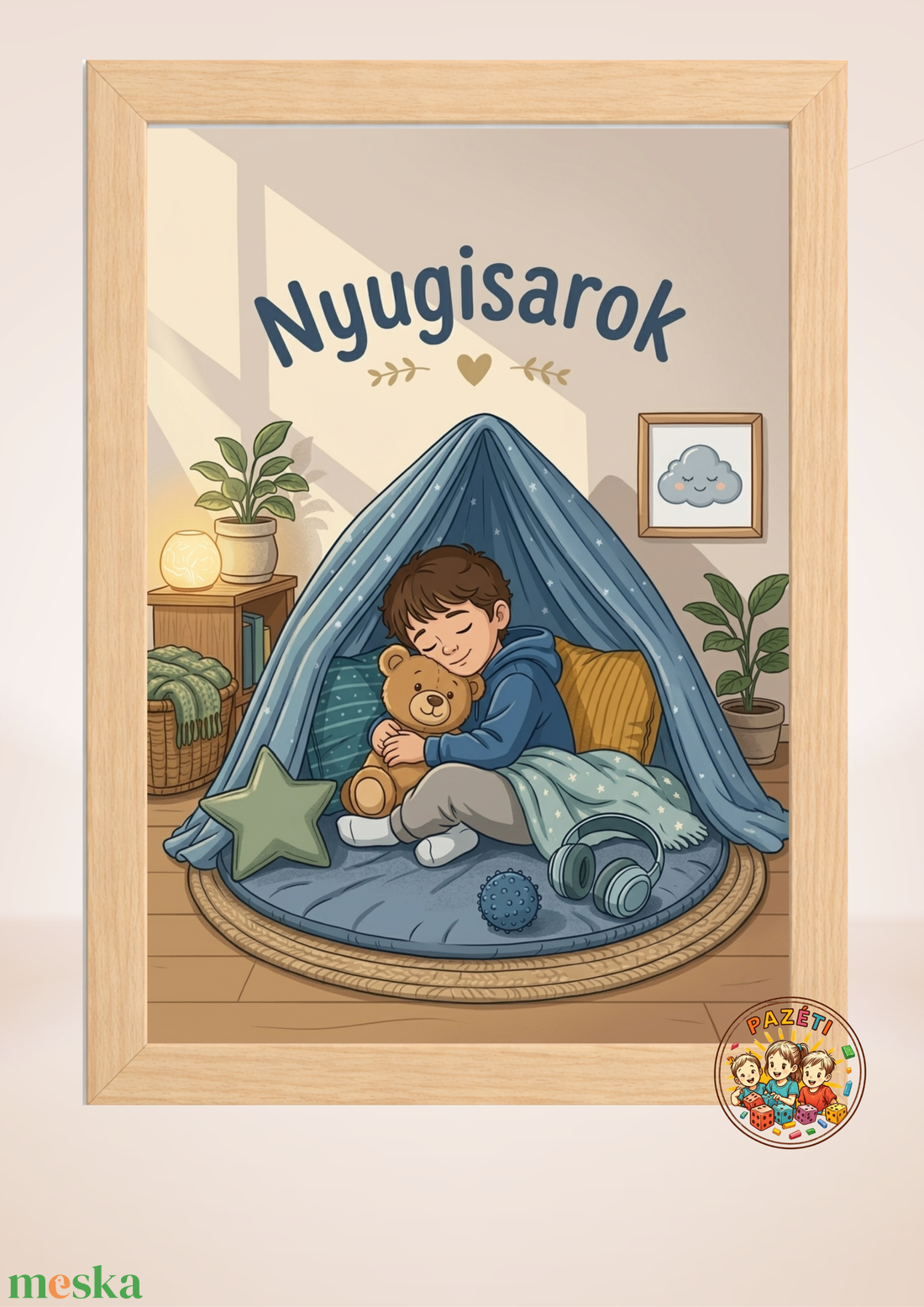 Nyugisarok - falikép, dekoráció lányoknak és fiúknak - baba - mama - babaszoba dekoráció - gyerekszoba falmatrica - Meska.hu