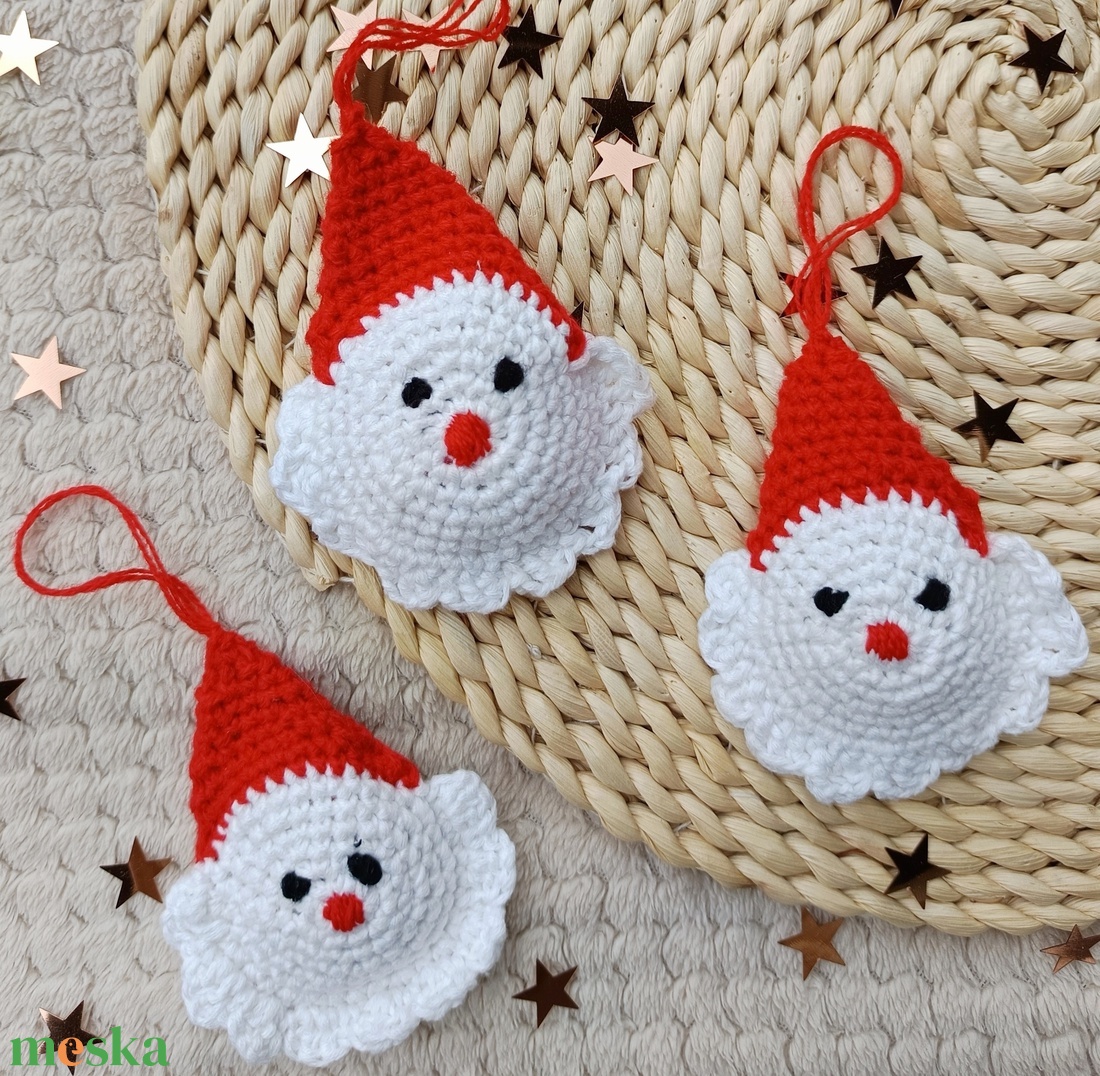 Mikulás/manó karácsonyfadísz - karácsony - karácsonyi lakásdekoráció - karácsonyfadíszek - Meska.hu