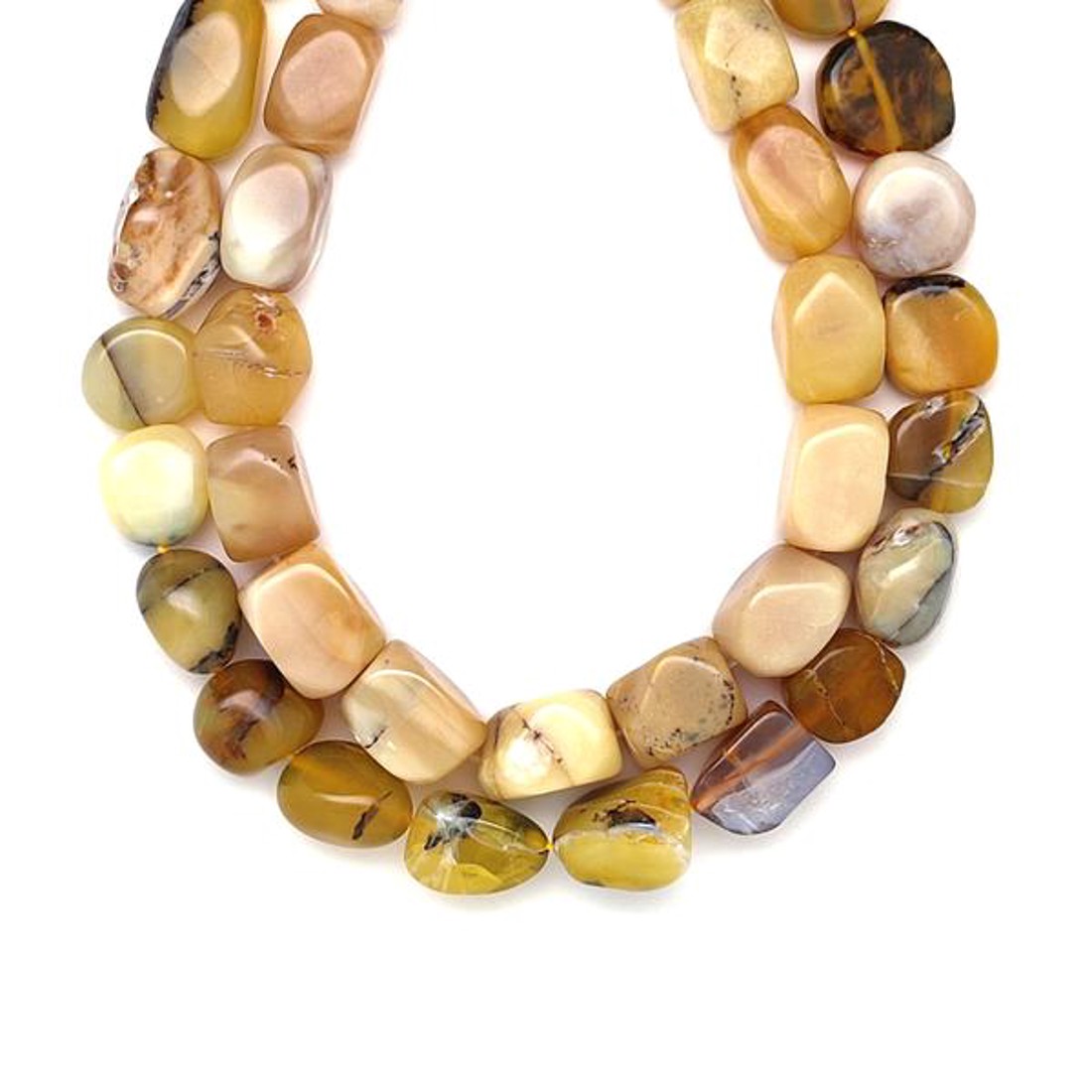 Opál sárga csiszolt darabok B 10x14mm � ékszerkészítő alapanyag (füzér) - kellékek & szerszámok - ásvány alapanyag - ásványfüzér - Meska.hu