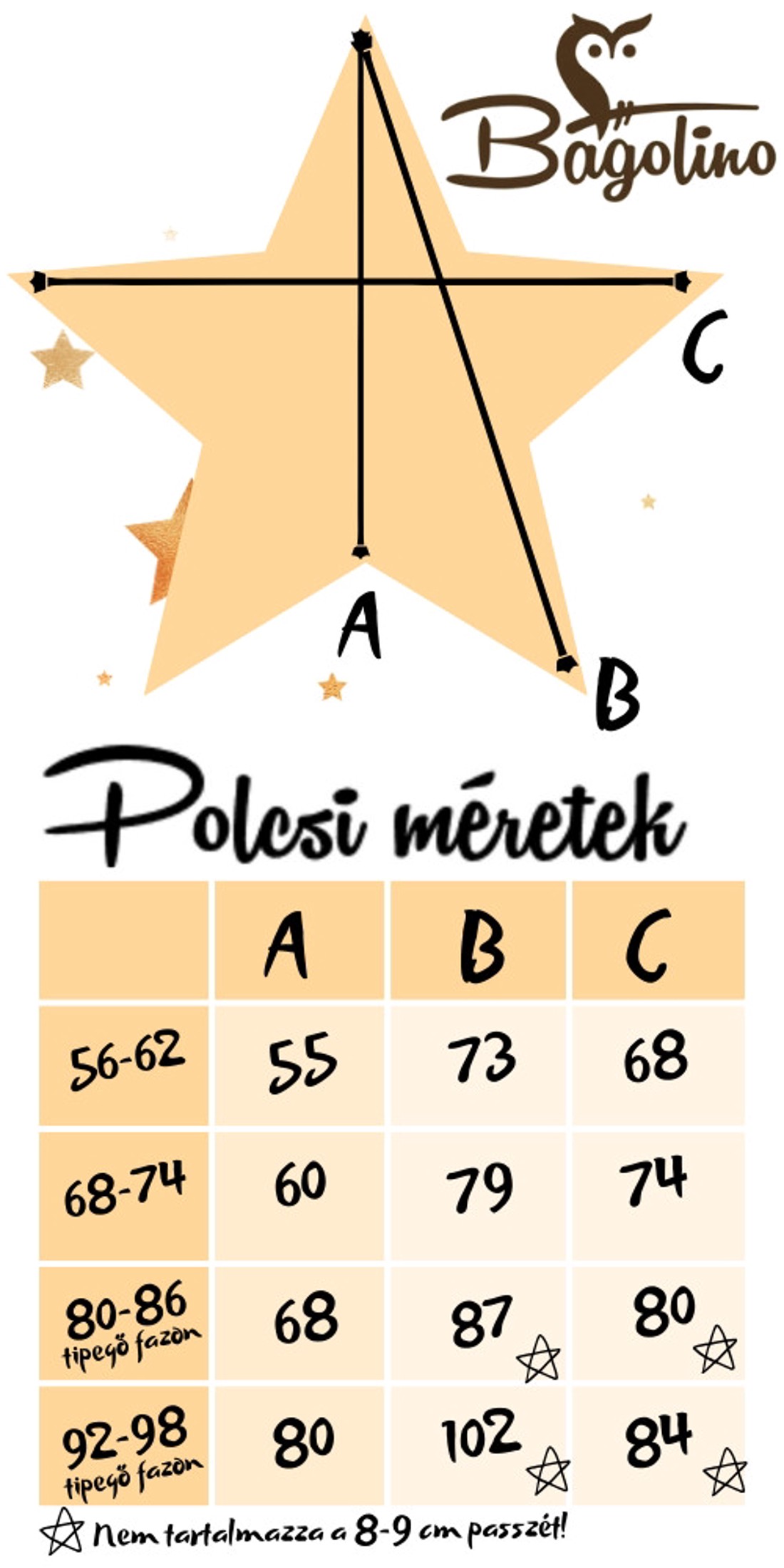 Téli csillag /softsell + wellsoft - egyszínű rendelhető -  - Meska.hu