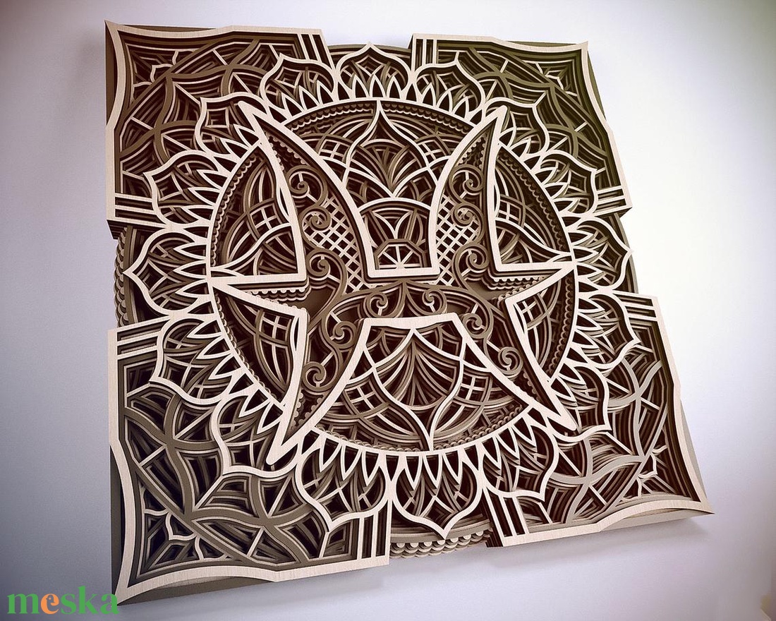 Mandala csillagjegy, Szűz - otthon & életmód - dekoráció - Meska.hu