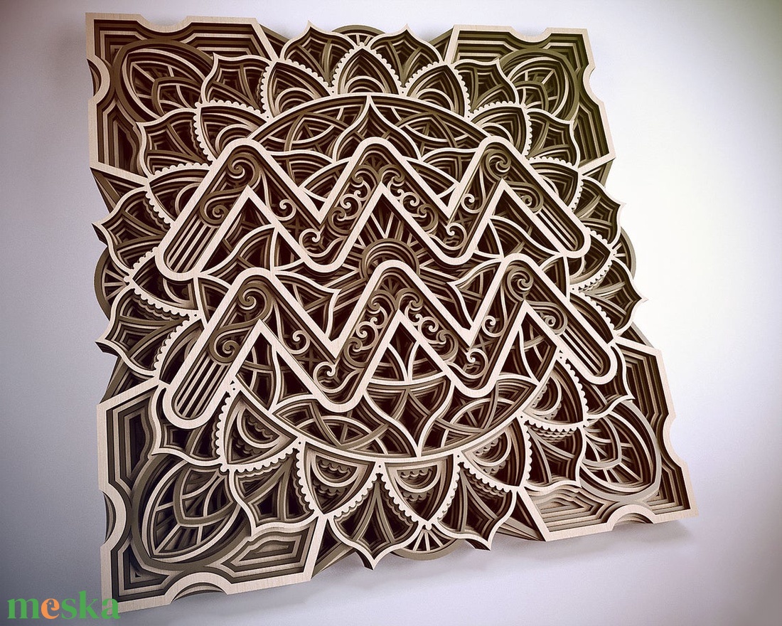 Mandala csillagjegy, Vízöntő - otthon & életmód - dekoráció - Meska.hu Mandala csillagjegy, Vízöntő - otthon & életmód - dekoráció - Meska.hu