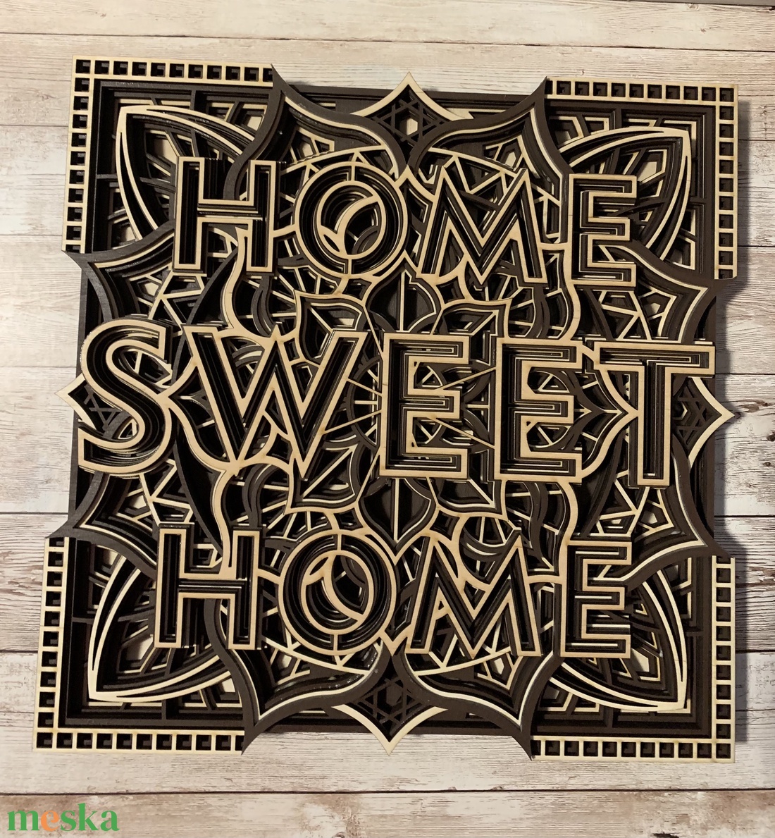 Mandala fali dísz - Home Sweet Home - otthon & életmód - dekoráció - fali és függő dekoráció - falra akasztható dekor - Meska.hu Mandala fali dísz - Home Sweet Home - otthon & életmód - dekoráció - fali és függő dekoráció - falra akasztható dekor - Meska.hu