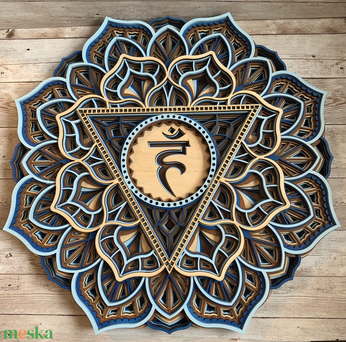 Mandala csakra - Visuddha, torokcsakra - otthon & életmód - dekoráció - spiritualitás - mandala - Meska.hu Mandala csakra - Visuddha, torokcsakra - otthon & életmód - dekoráció - spiritualitás - mandala - Meska.hu