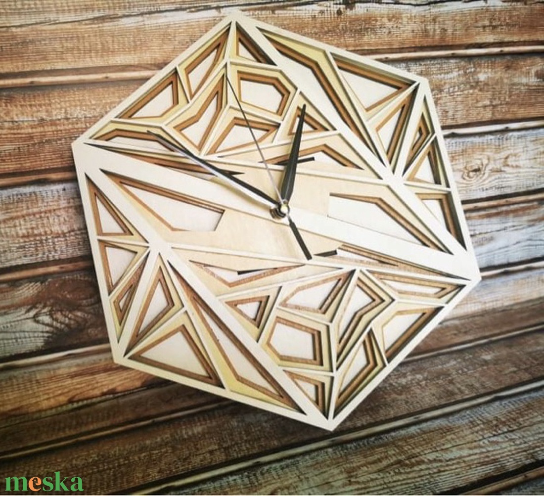 Absztrakt 3D falióra - otthon & életmód - dekoráció - fali és függő dekoráció - falióra & óra - Meska.hu Absztrakt 3D falióra - otthon & életmód - dekoráció - fali és függő dekoráció - falióra & óra - Meska.hu