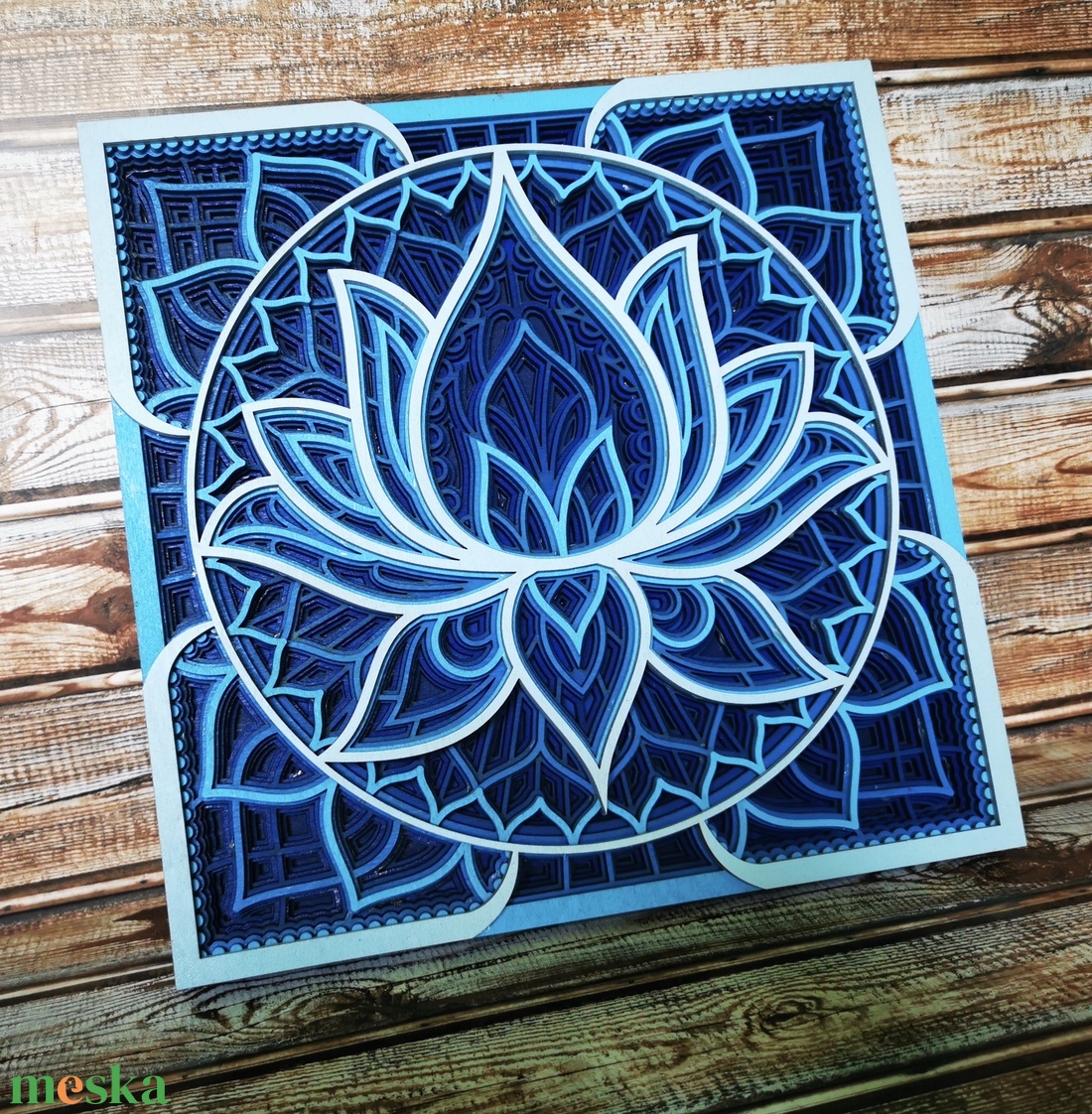 Mandala lótusz virág, kék - otthon & életmód - dekoráció - spiritualitás - mandala - Meska.hu Mandala lótusz virág, kék - otthon & életmód - dekoráció - spiritualitás - mandala - Meska.hu