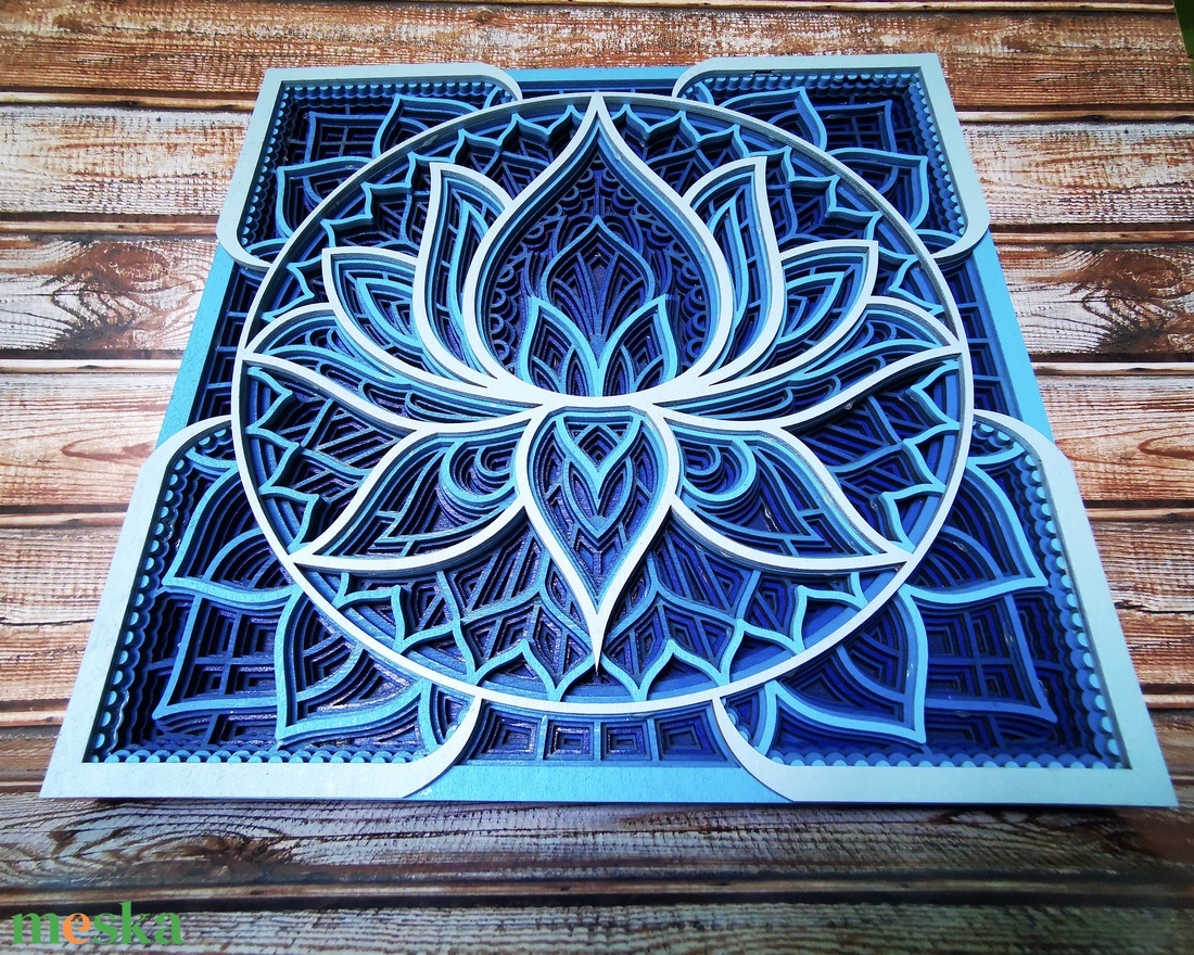 Mandala lótusz virág, kék - otthon & életmód - dekoráció - spiritualitás - mandala - Meska.hu Mandala lótusz virág, kék - otthon & életmód - dekoráció - spiritualitás - mandala - Meska.hu