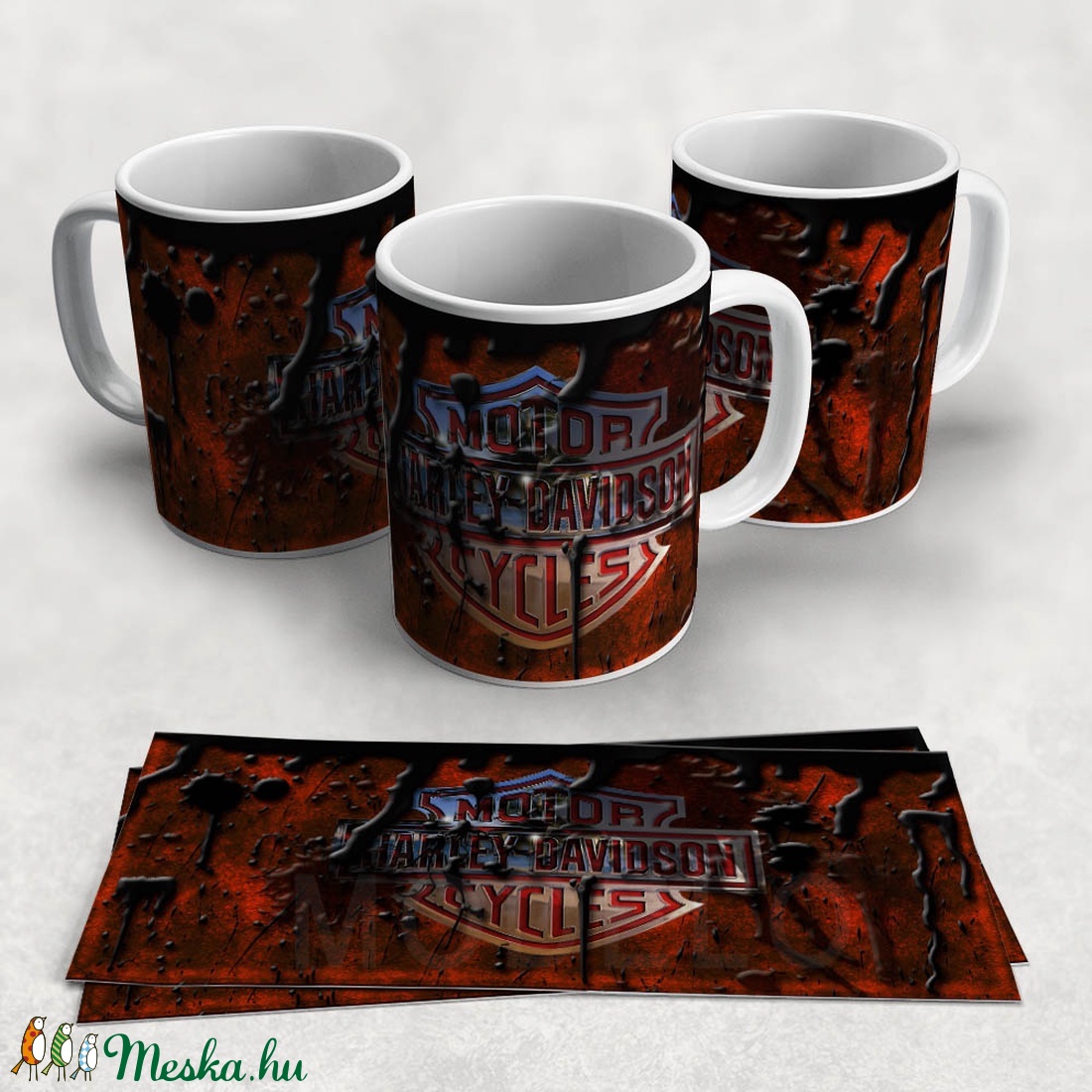  Harley Davidson bögre - otthon & életmód - konyhafelszerelés, tálalás - tálalás - bögre & csésze - Meska.hu