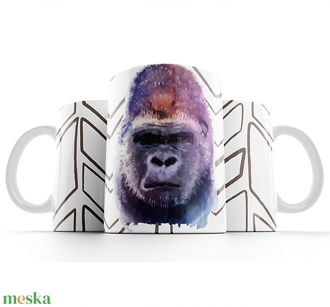 Majmos bögre - otthon & életmód - konyhafelszerelés, tálalás - tálalás - bögre & csésze - Meska.hu