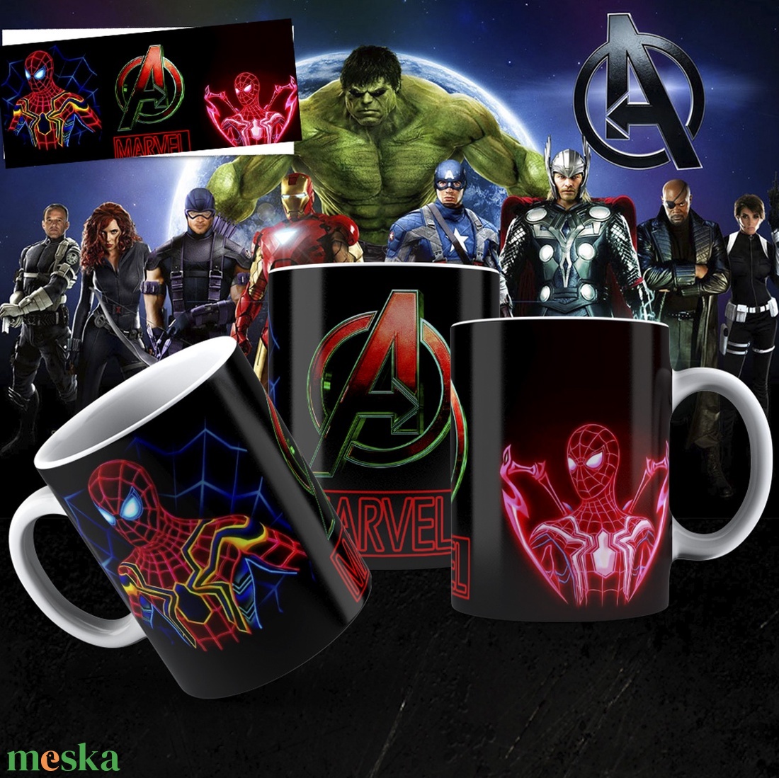 Marvel bögre - otthon & életmód - konyhafelszerelés, tálalás - tálalás - bögre & csésze - Meska.hu Marvel bögre - otthon & életmód - konyhafelszerelés, tálalás - tálalás - bögre & csésze - Meska.hu