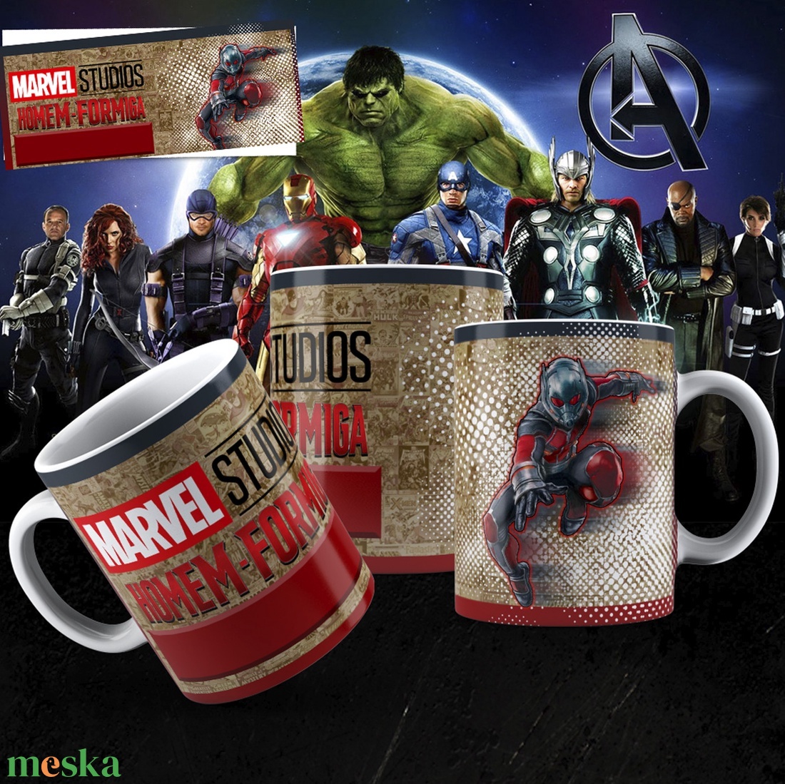 Marvel bögre - otthon & életmód - konyhafelszerelés, tálalás - tálalás - bögre & csésze - Meska.hu
