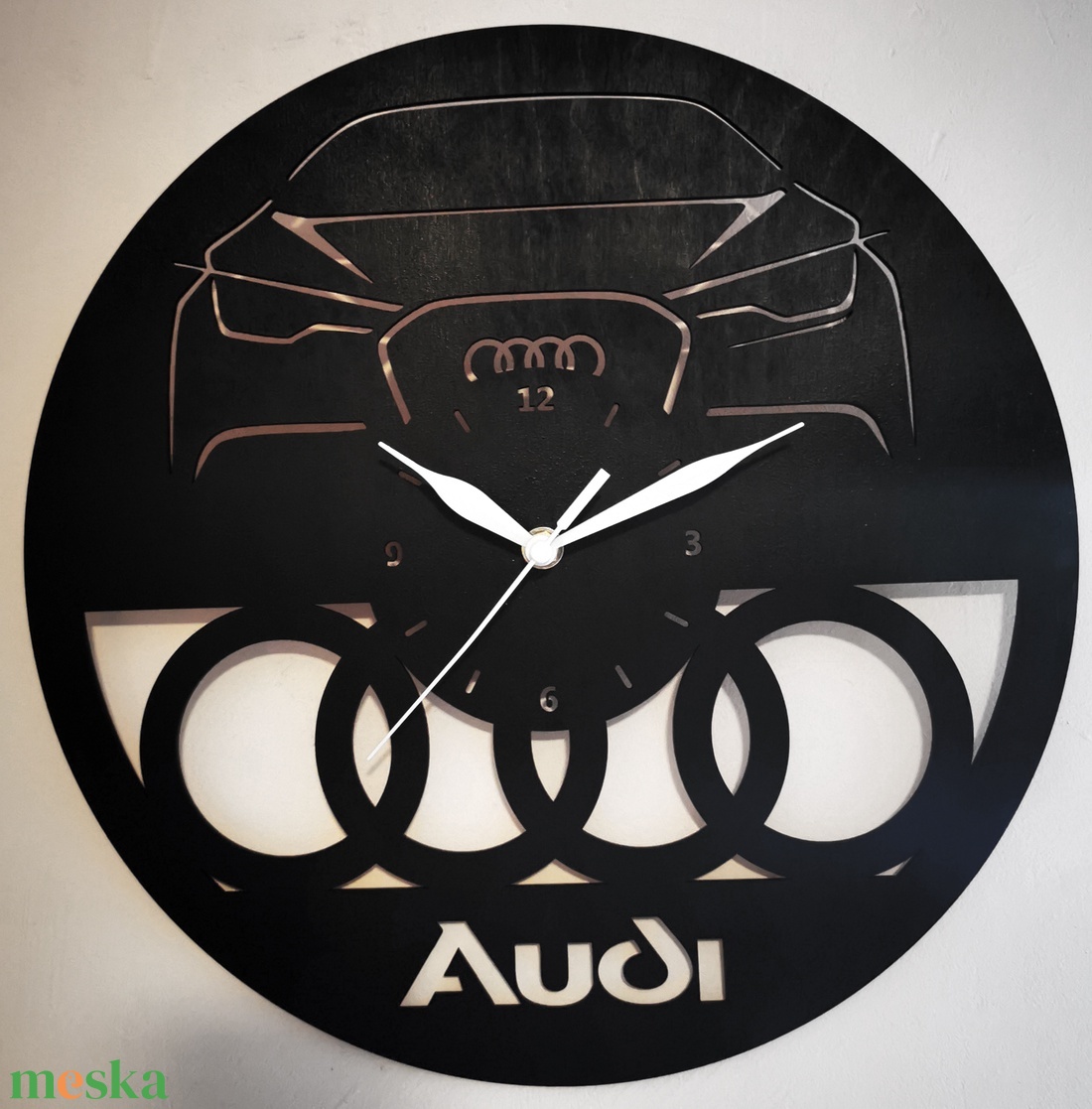 Audi falióra, többféle színben, 35 cm átmérővel - otthon & életmód - dekoráció - fali és függő dekoráció - falióra & óra - Meska.hu Audi falióra, többféle színben, 35 cm átmérővel - otthon & életmód - dekoráció - fali és függő dekoráció - falióra & óra - Meska.hu