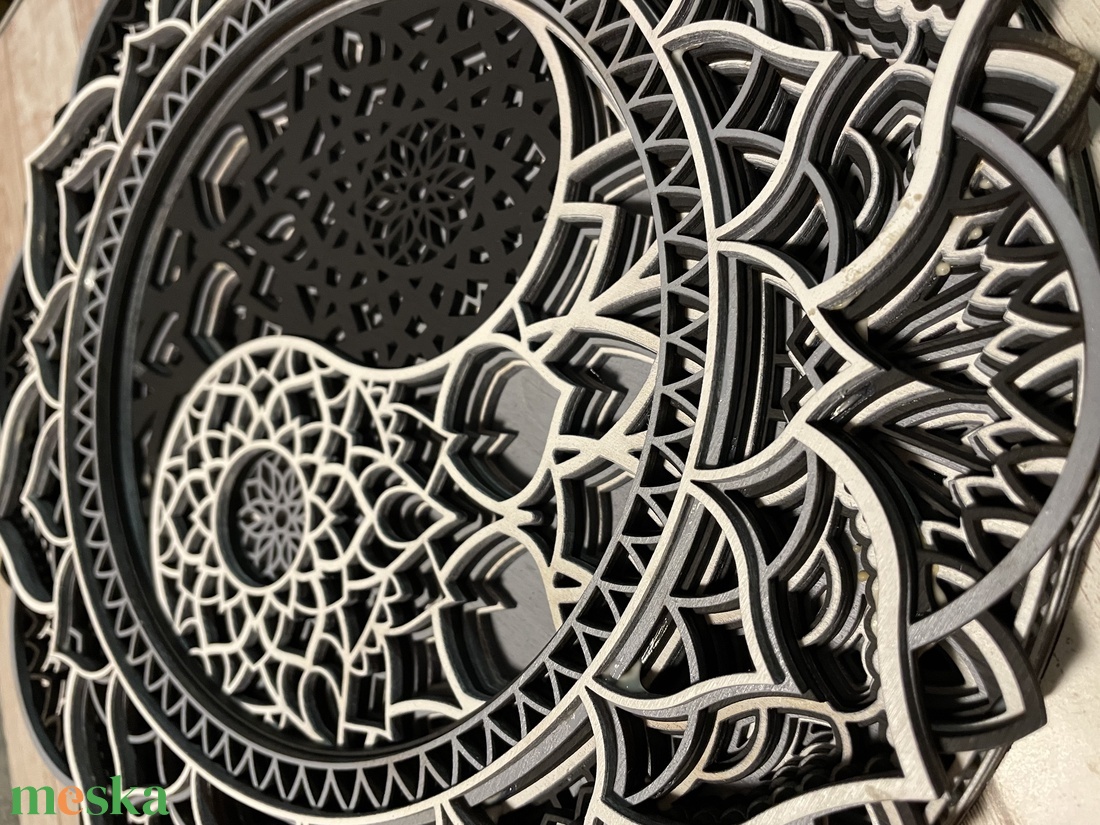 Yin-yang mandala falikép - otthon & életmód - dekoráció - kép & falikép - fából készült kép - Meska.hu Yin-yang mandala falikép - otthon & életmód - dekoráció - kép & falikép - fából készült kép - Meska.hu