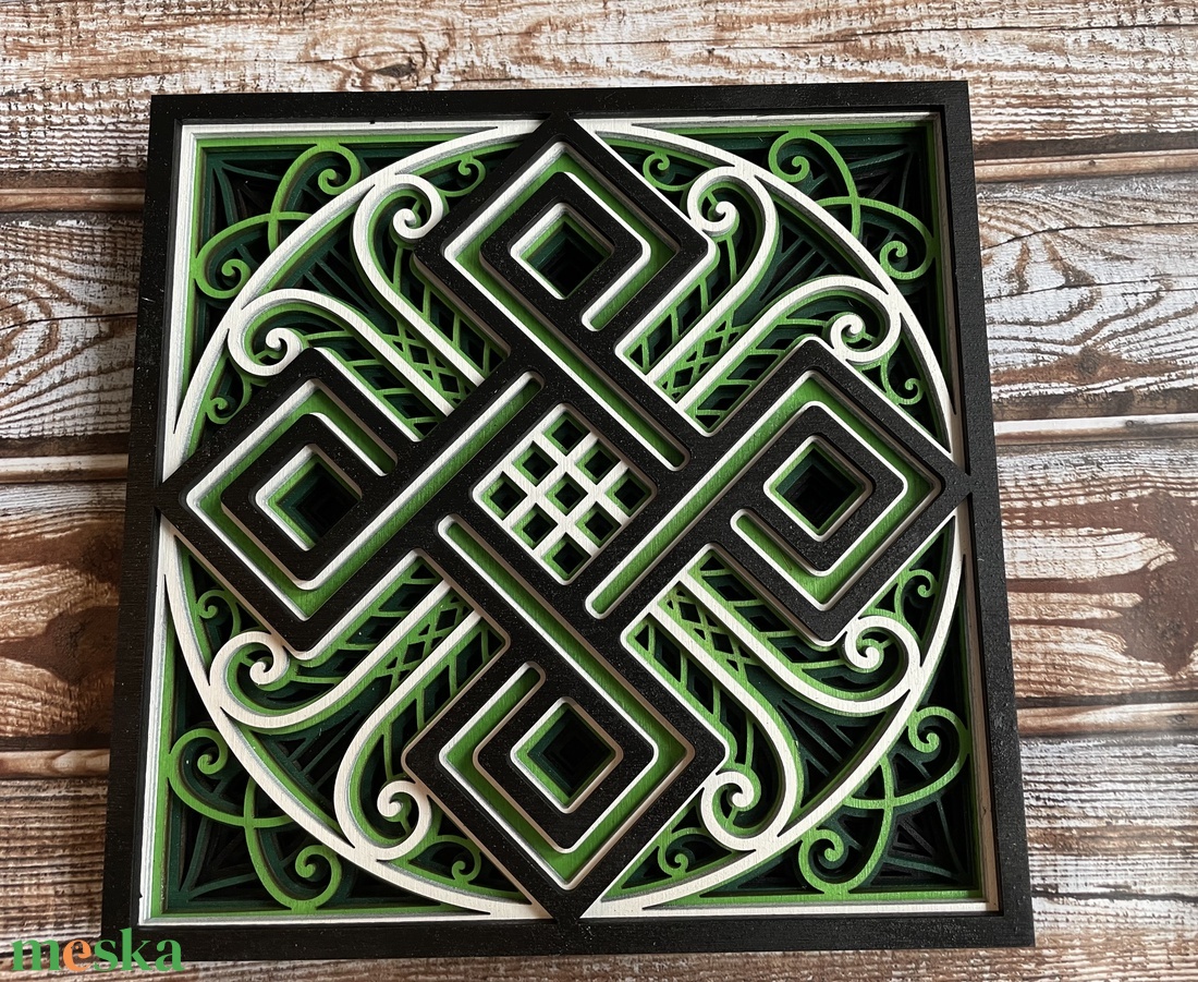 Kelta stílusú több rétegű mandala fali kép - otthon & életmód - dekoráció - kép & falikép - 3d képek - Meska.hu Kelta stílusú több rétegű mandala fali kép - otthon & életmód - dekoráció - kép & falikép - 3d képek - Meska.hu