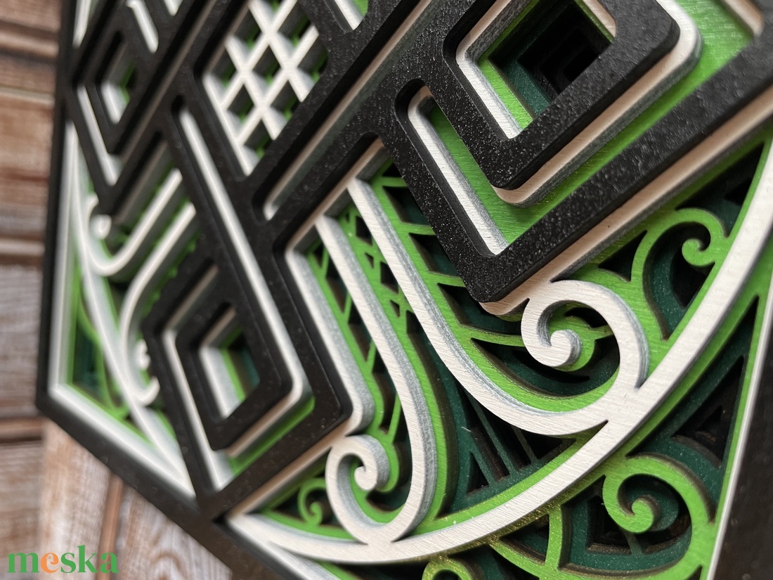 Kelta stílusú több rétegű mandala fali kép - otthon & életmód - dekoráció - kép & falikép - 3d képek - Meska.hu Kelta stílusú több rétegű mandala fali kép - otthon & életmód - dekoráció - kép & falikép - 3d képek - Meska.hu