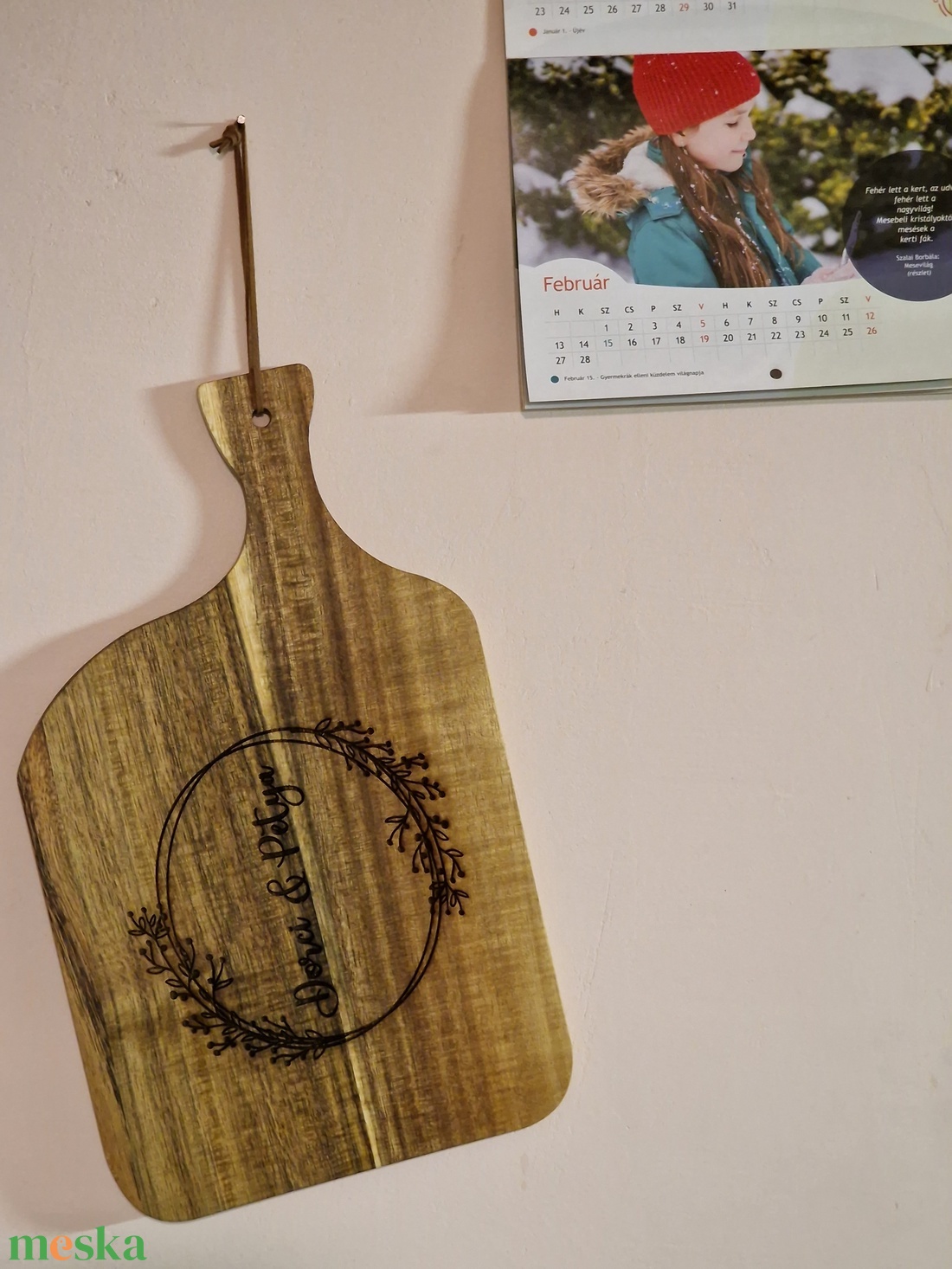 Gravírozott vágódeszka, névre szóló ajándék, ingyenes szállítással - otthon & életmód - konyhafelszerelés, tálalás - sütés, főzés - vágódeszka - Meska.hu