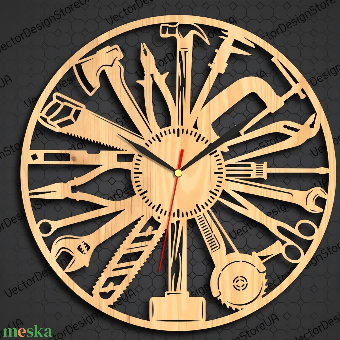 Asztalos óra - otthon & életmód - dekoráció - fali és függő dekoráció - falióra & óra - Meska.hu