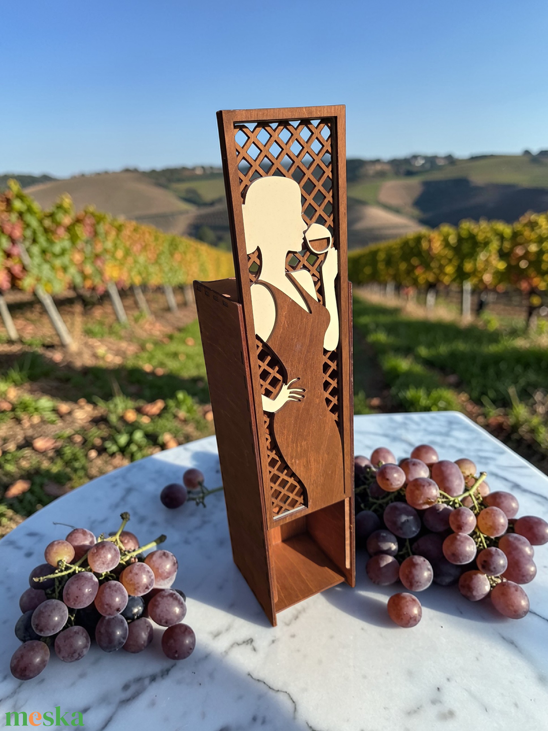 Prémium italtartó - születésnapra, névnapra, évfordulóra, ajándékba - borkóstoló - otthon & életmód - konyhafelszerelés, tálalás - italos kellékek - italtartó - Meska.hu