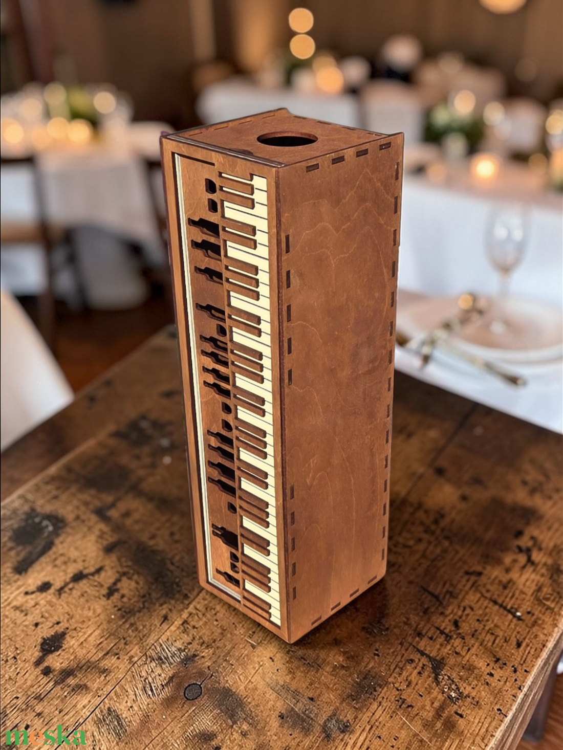 Prémium italtartó - születésnapra, névnapra, évfordulóra, ajándékba - zongora - otthon & életmód - konyhafelszerelés, tálalás - italos kellékek - italtartó - Meska.hu