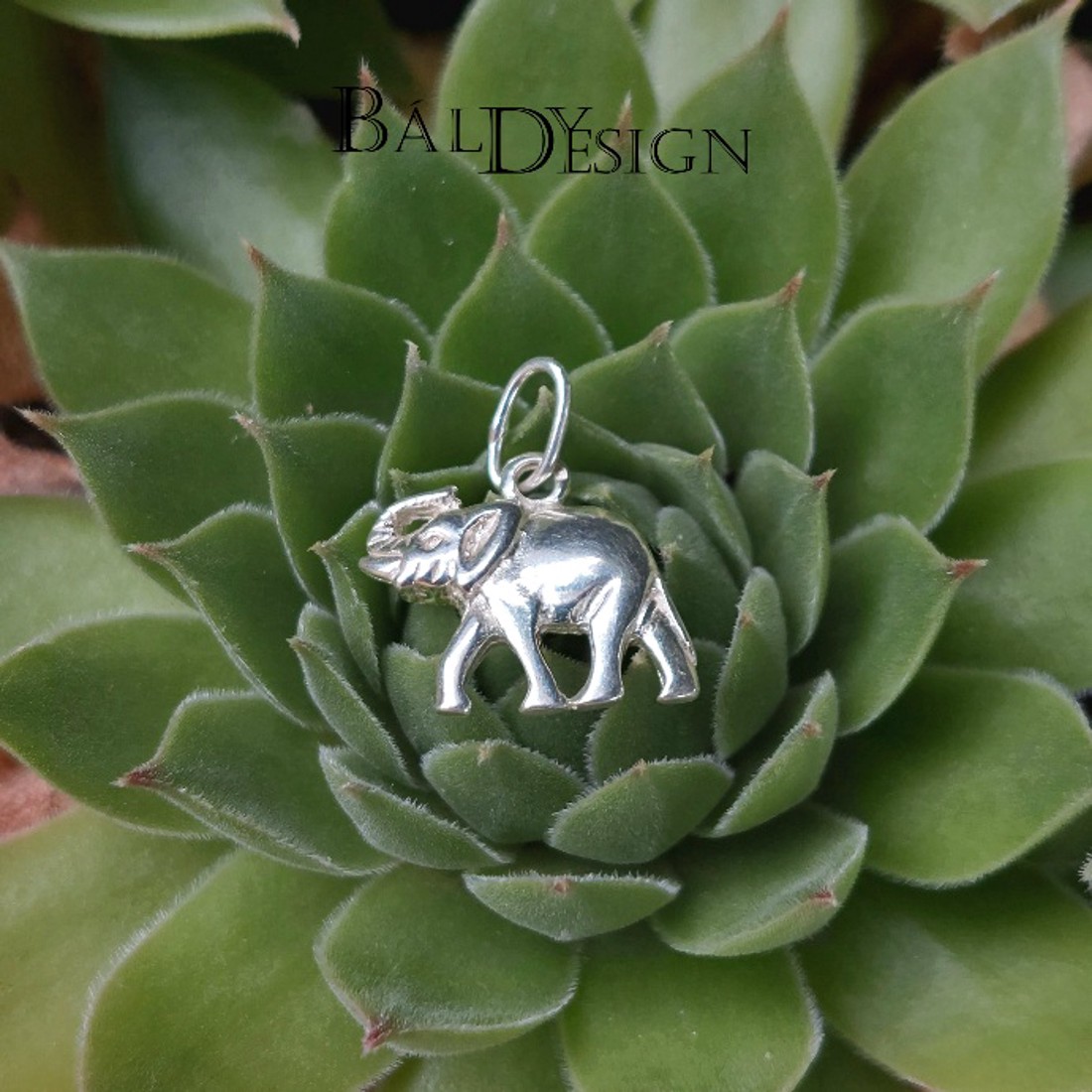 Ezüst elefánt medál - ékszer - nyaklánc - medál - Meska.hu
