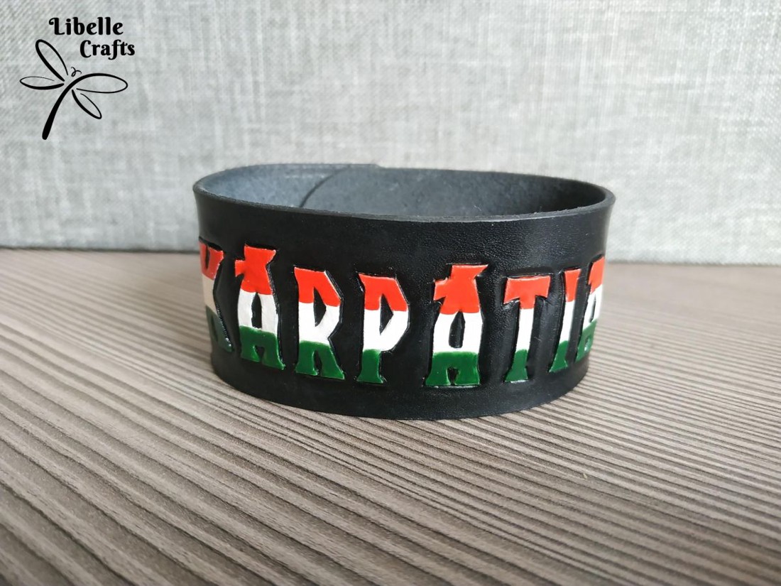 Kárpátia feliratú karpánt - ékszer - karkötő - széles karkötő - Meska.hu