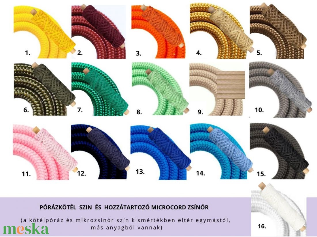 Kötélpóráz több színben  és hosszúságban  - otthon & életmód - kisállatoknak - kutyáknak - kutya póráz - Meska.hu