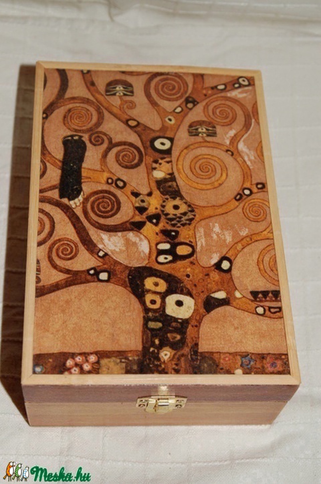 Teásdoboz - Klimt életfája - - Meska.hu Teásdoboz - Klimt életfája - - Meska.hu