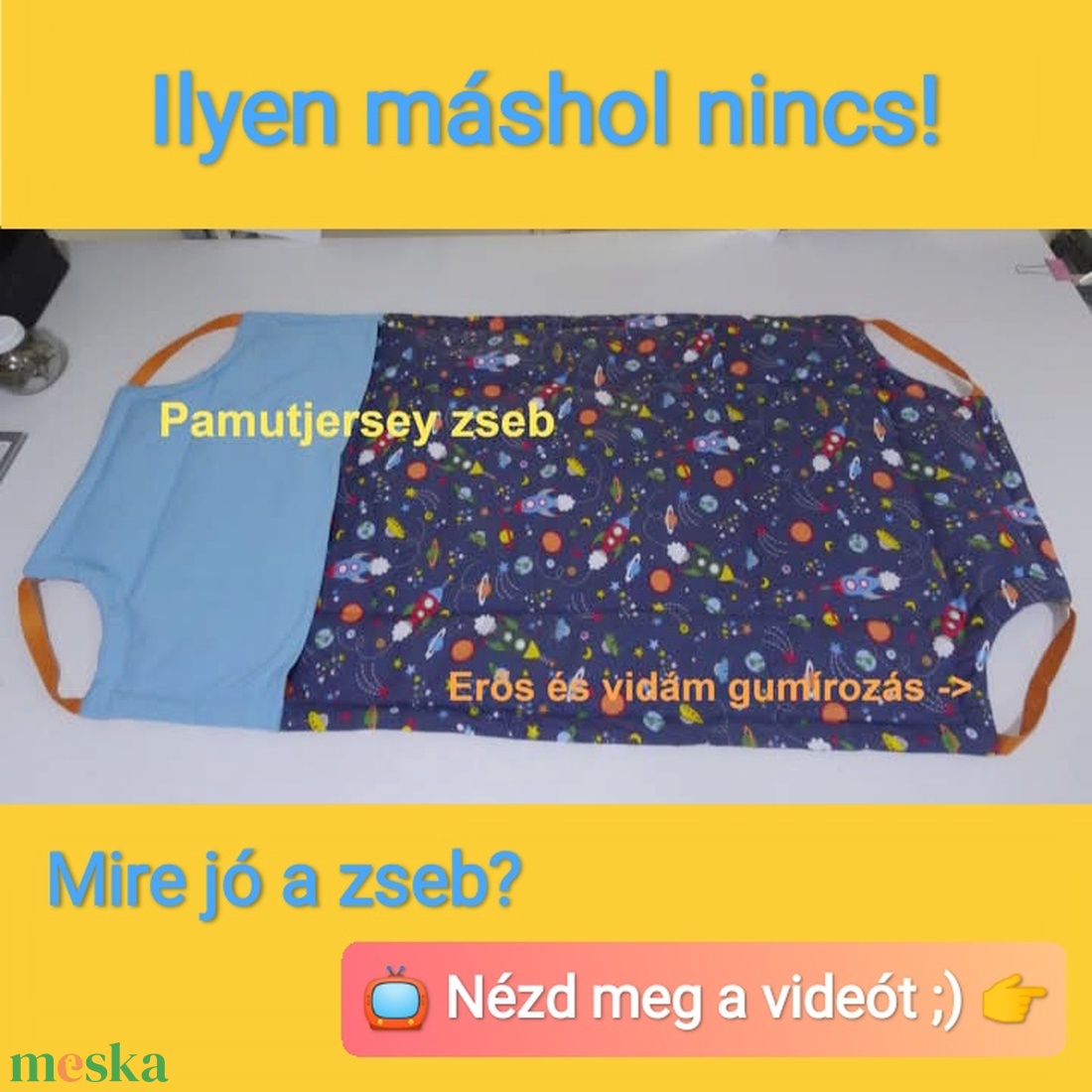 Óvodai derékalj - zsebes, pamutvászon - játék & sport - ovis felszerelés - ovis lepedő - Meska.hu
