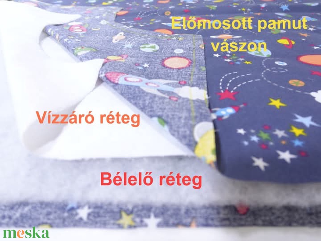 Óvodai derékalj - zsebes, pamutvászon - játék & sport - ovis felszerelés - ovis lepedő - Meska.hu
