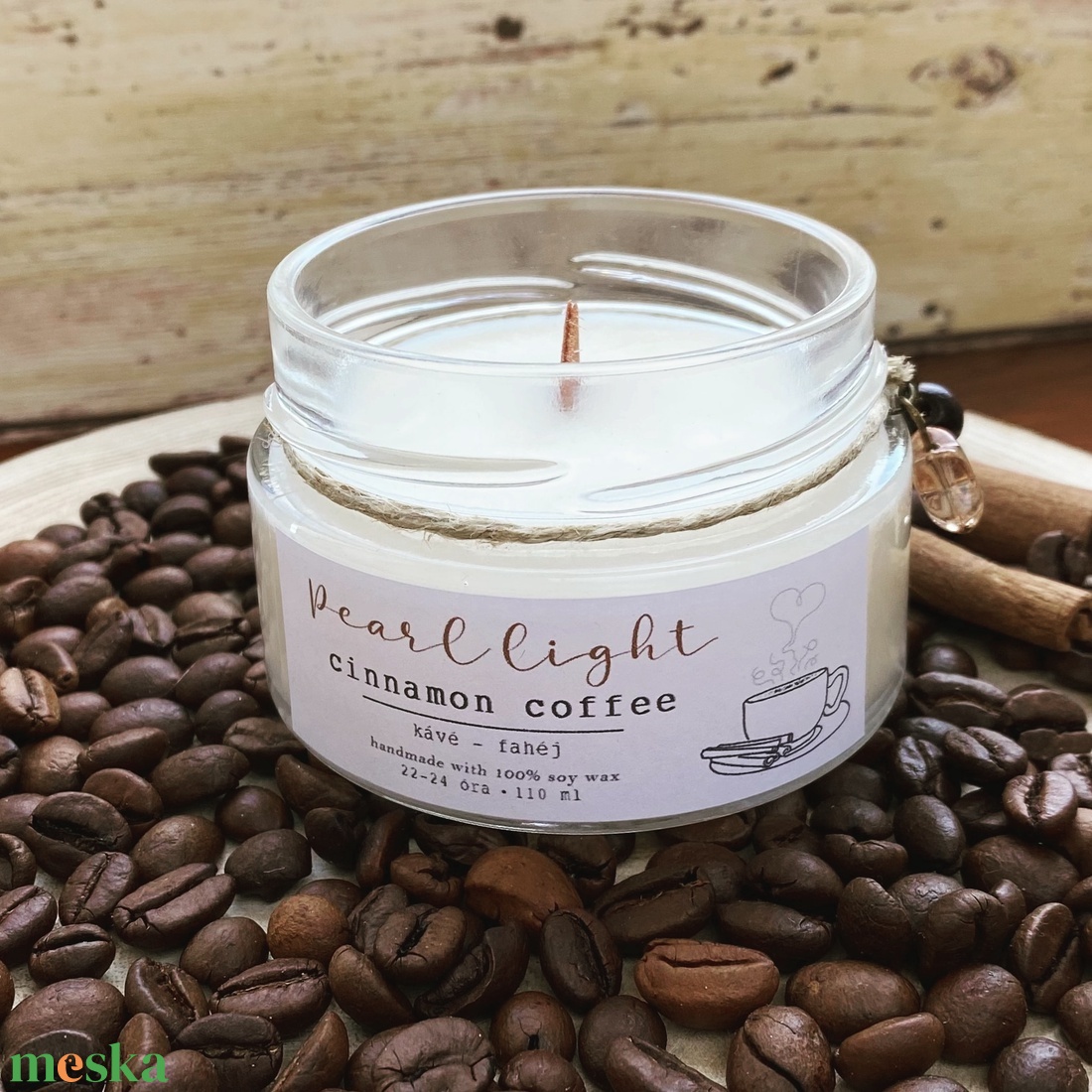 Cinnamon Coffee szójagyertya CLASSIC - otthon & életmód - gyertya, illat, aroma - gyertya - Meska.hu Cinnamon Coffee szójagyertya CLASSIC - otthon & életmód - gyertya, illat, aroma - gyertya - Meska.hu