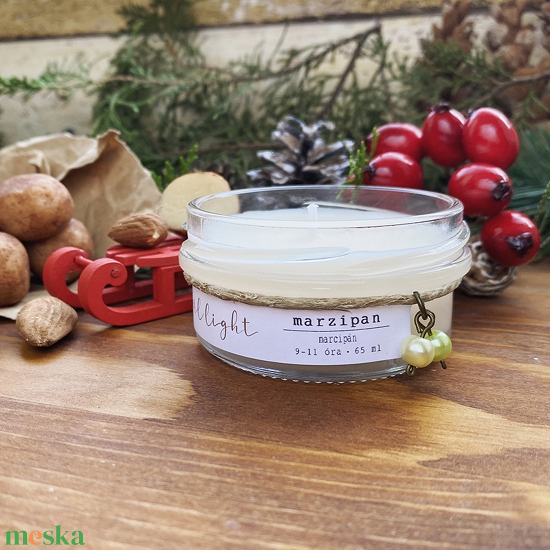 Marzipan szójagyertya MINI - otthon & életmód - gyertya, illat, aroma - gyertya - Meska.hu Marzipan szójagyertya MINI - otthon & életmód - gyertya, illat, aroma - gyertya - Meska.hu