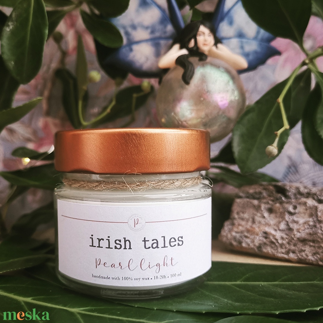 Irish melange kávé illat szójagyertya 100 ml - otthon & életmód - gyertya, illat, aroma - gyertya - Meska.hu